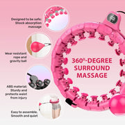 Smart Weighted Hula Hoop - Fun Fitness Core Training | 1 Year Warranty | UPGRADED