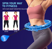 Smart Weighted Hula Hoop - Fun Fitness Core Training | 1 Year Warranty | UPGRADED