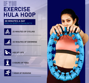 Smart Weighted Hula Hoop - Fun Fitness Core Training | 1 Year Warranty | UPGRADED