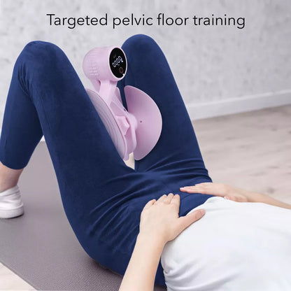 Pelvic Trainer Pro - Inner Thigh & Pelvic Floor Muscle Toner - Smart Adjustable Device with Display
