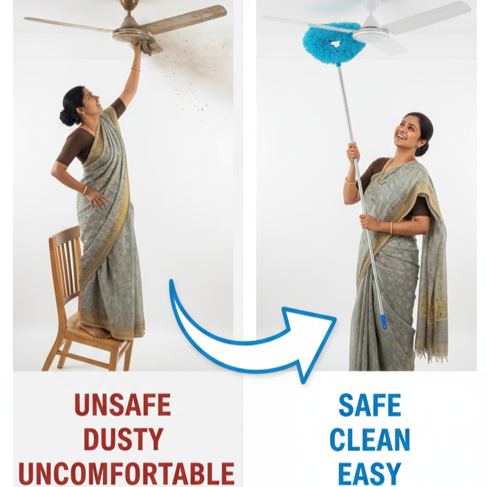 BB Ceiling Fan Duster + House cleaner | Festive Sale